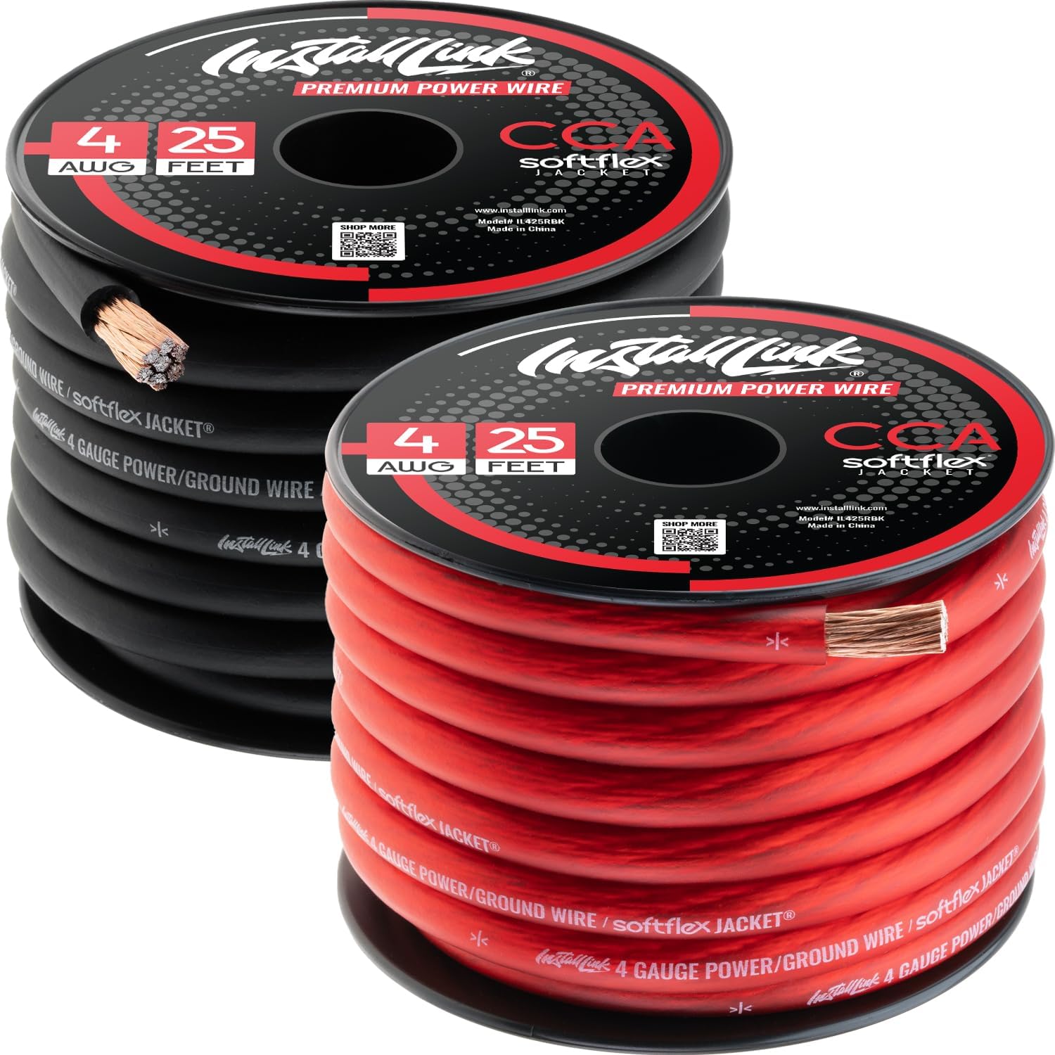 Install Link 4 AWG Speaker Wire Cable CCA 
