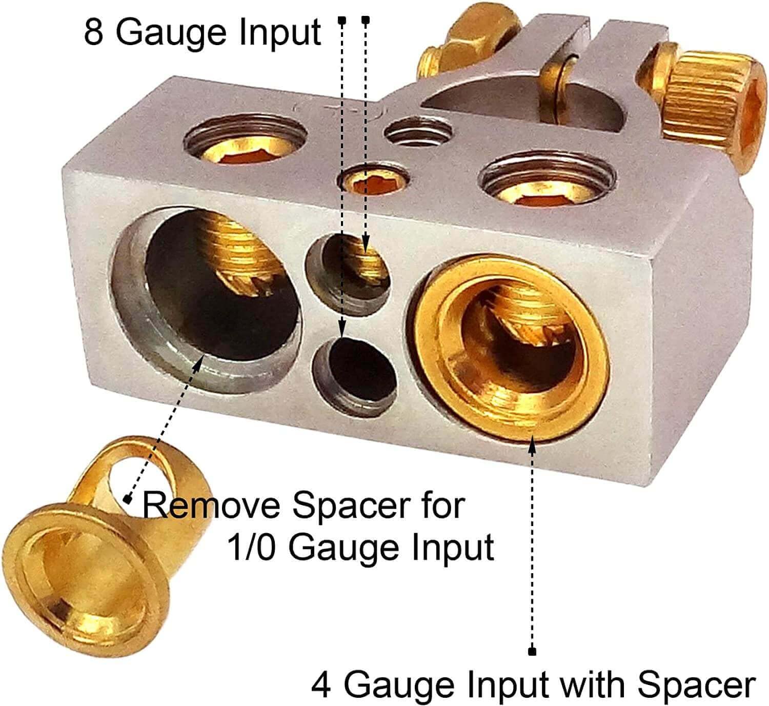Heavy Duty Car Battery Terminals 10awg up to 1/0awg