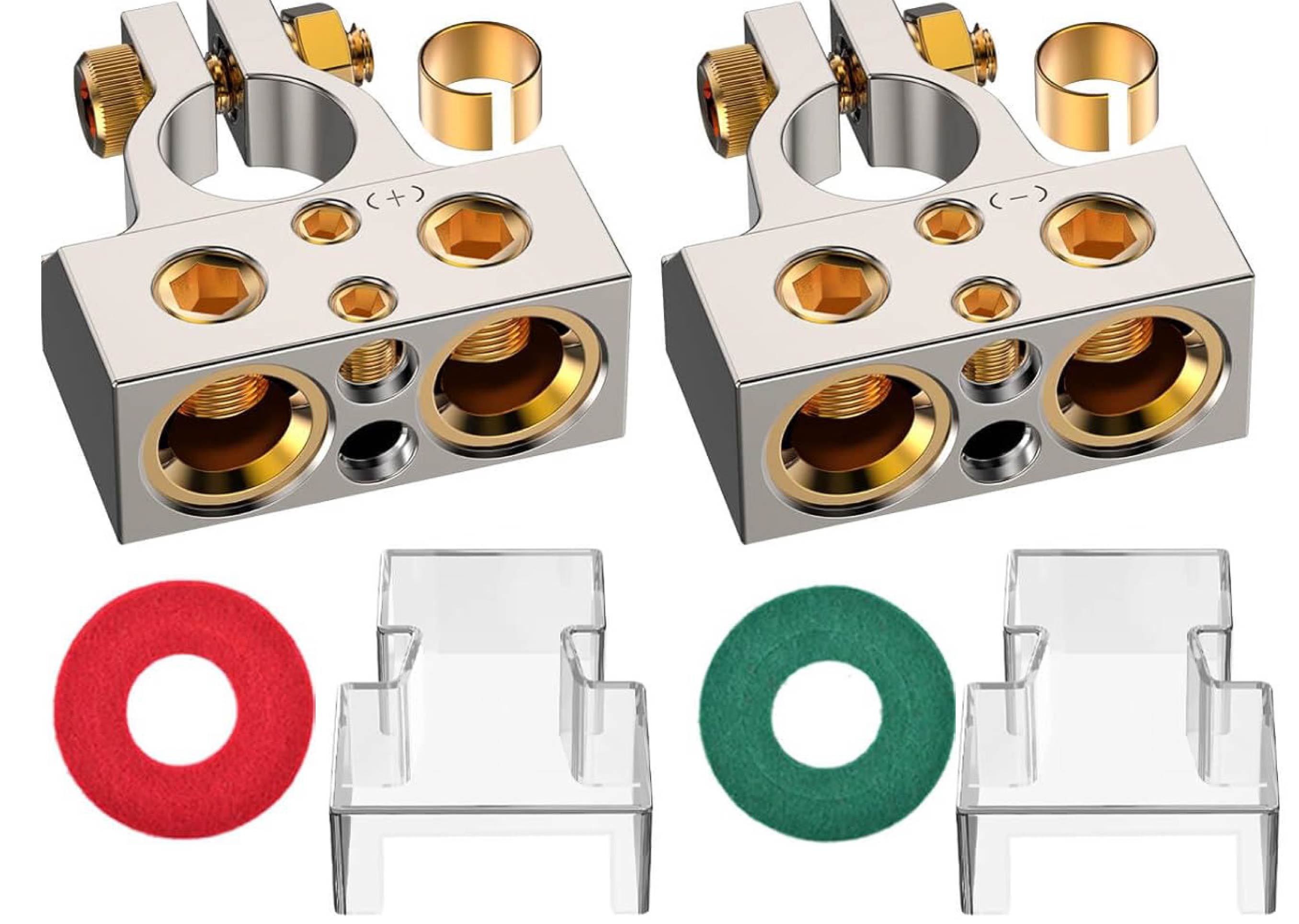 Heavy Duty Car Battery Terminals 10awg up to 1/0awg