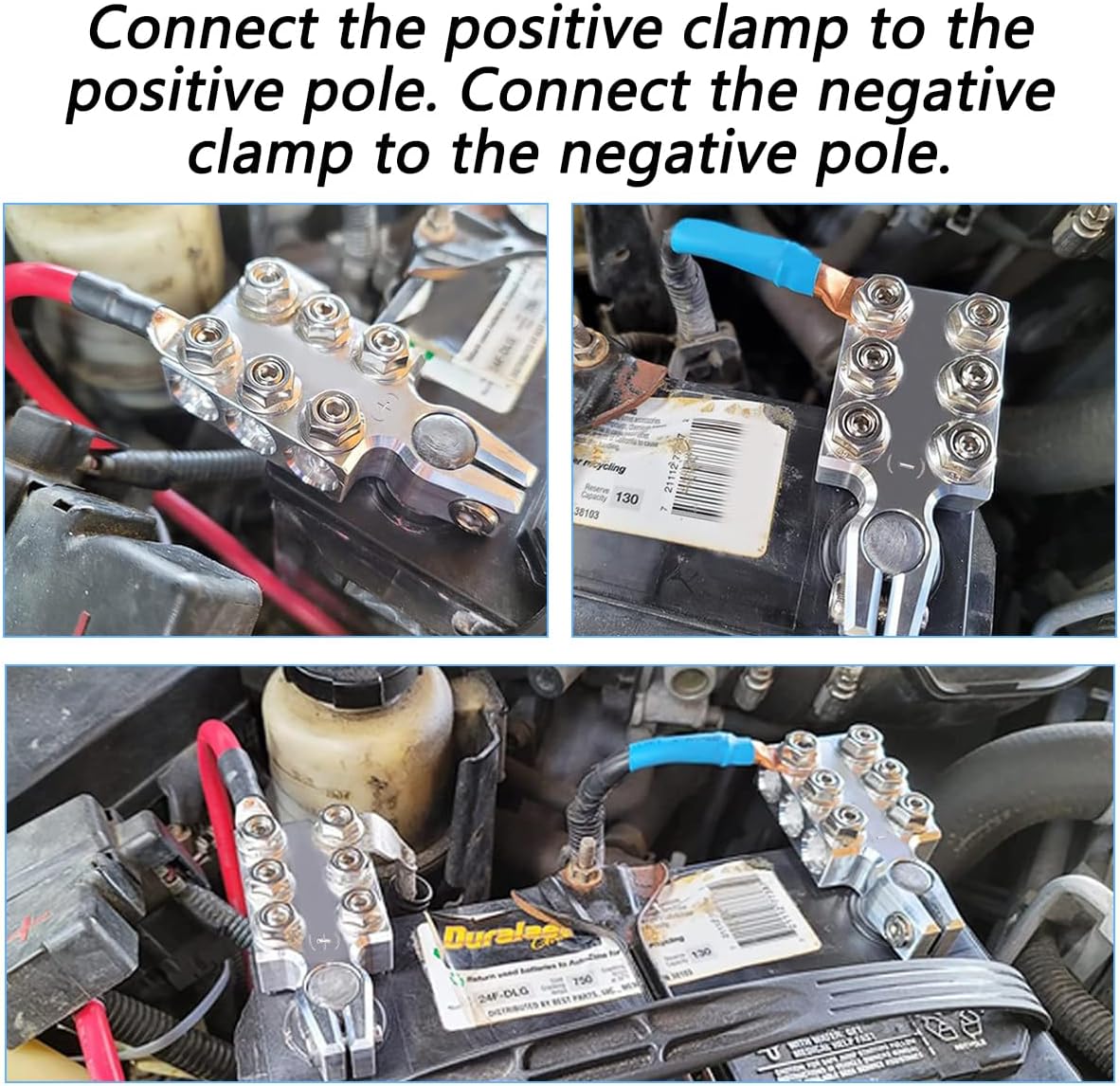 Car Battery Terminal 12-Way 8awg up to 4/0(XL)awg