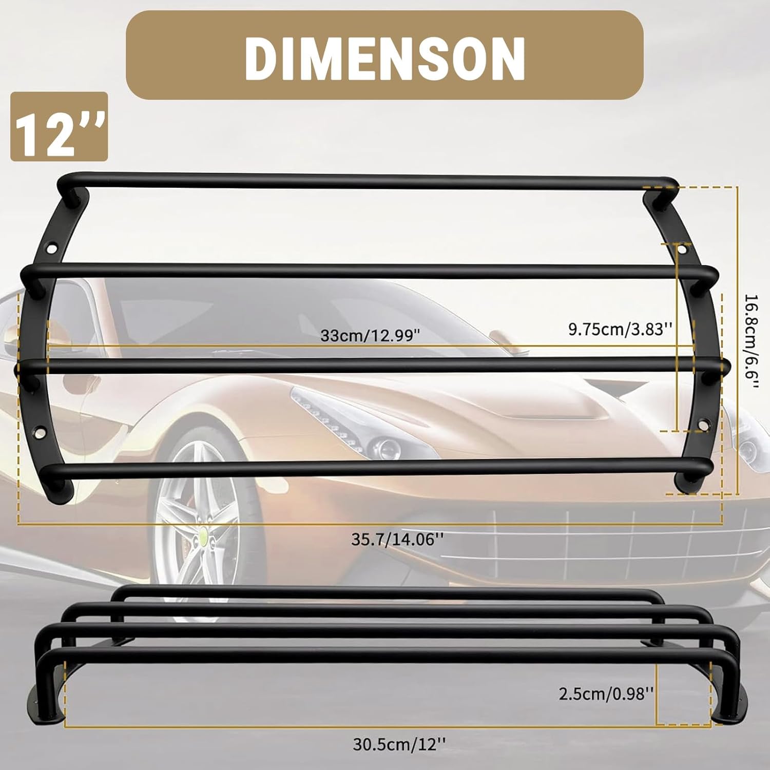 12" Metal Speaker Grille Proctector Cover