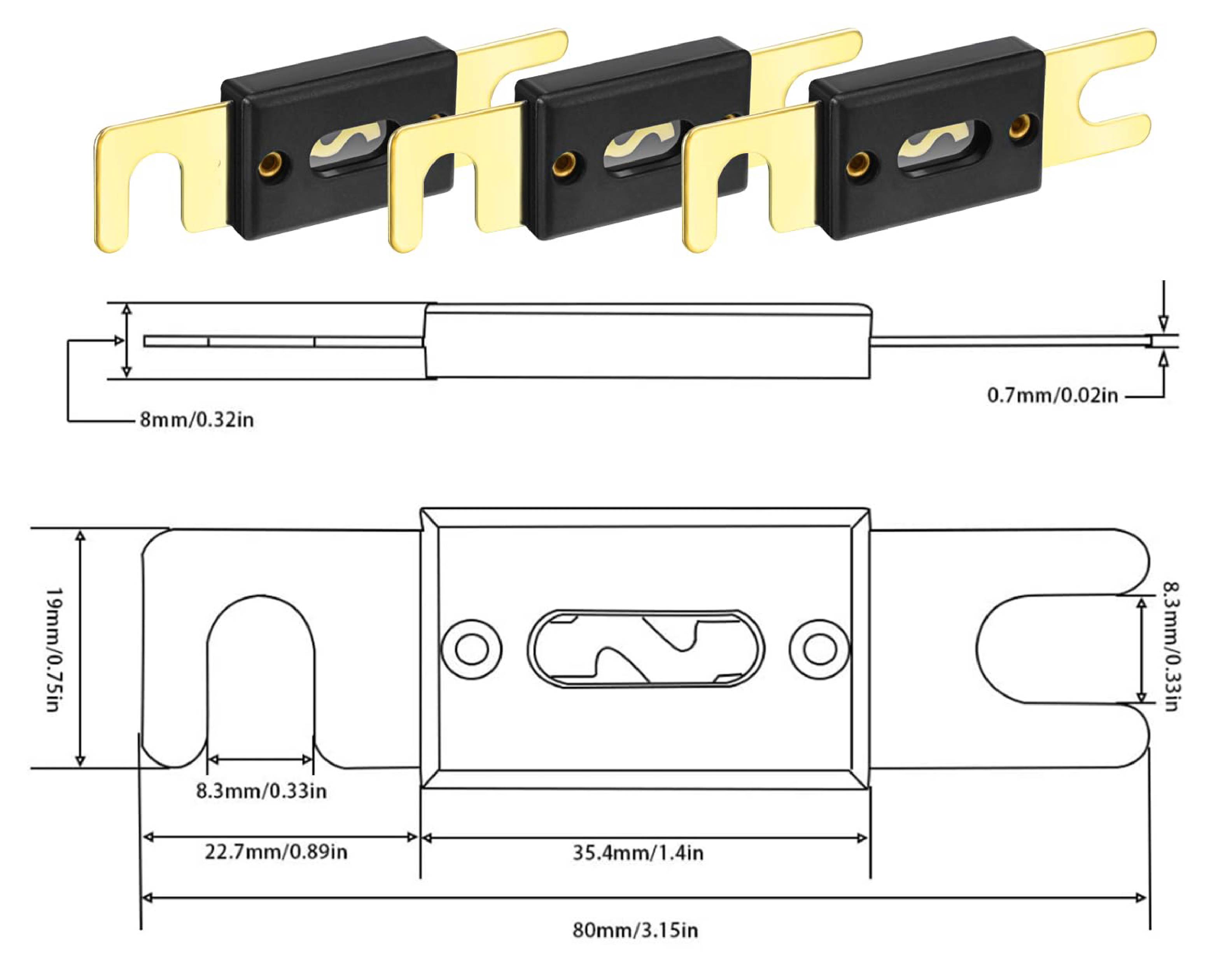 ANL Fuse Gold-Plated