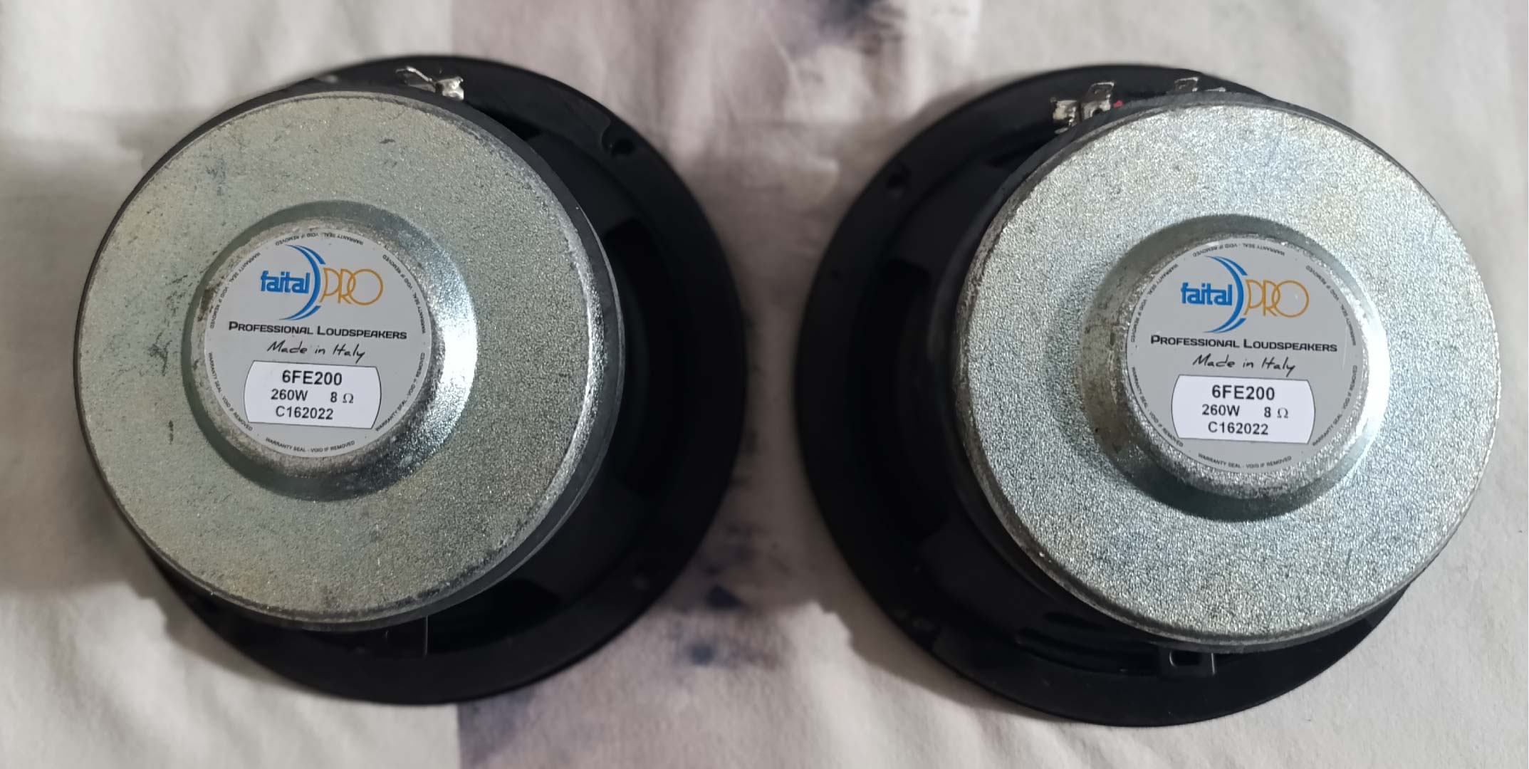 Faital Pro 6FE200 6.5" Speakers