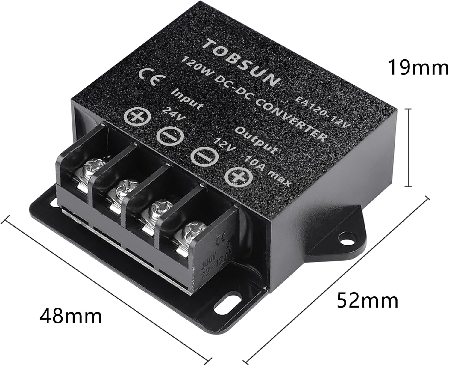 DC 24V to 12V 10A 120W Step Down Buck Converter
