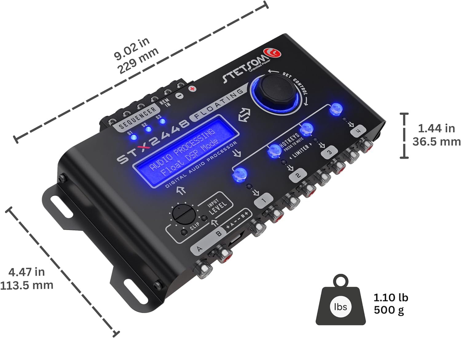Stetsom STX2448 Floating Pro 4CH DSP