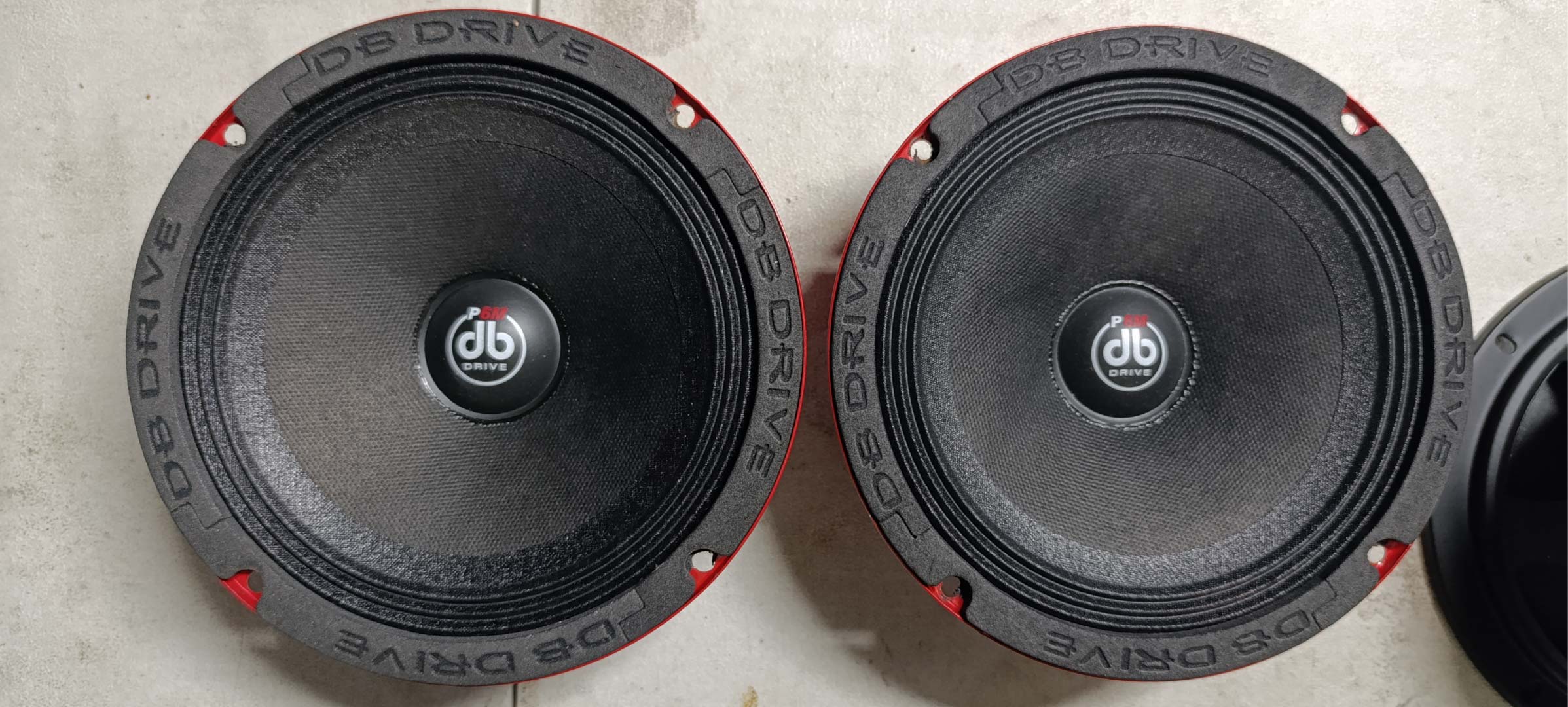 db Drive P6MP6R 6.5" 4ohm Speakers