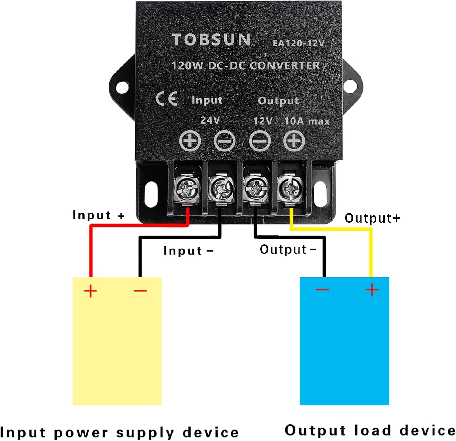 DC 24V to 12V 10A 120W Step Down Buck Converter