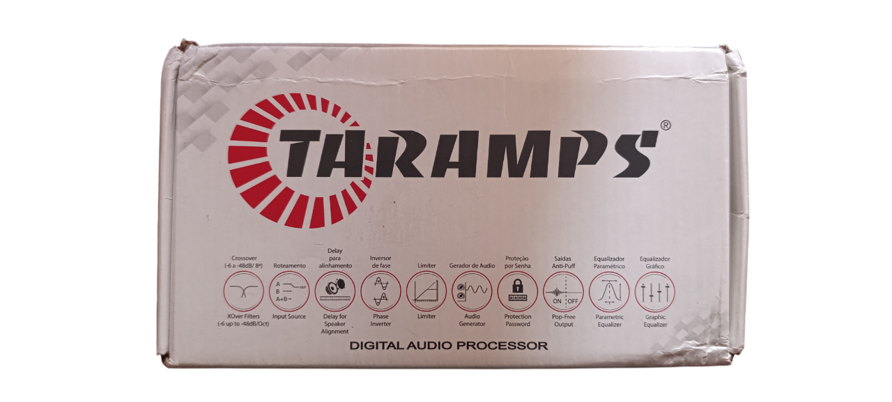 Taramps Pro 2.4S DSP Digital Crossover With 4CH & High Level In