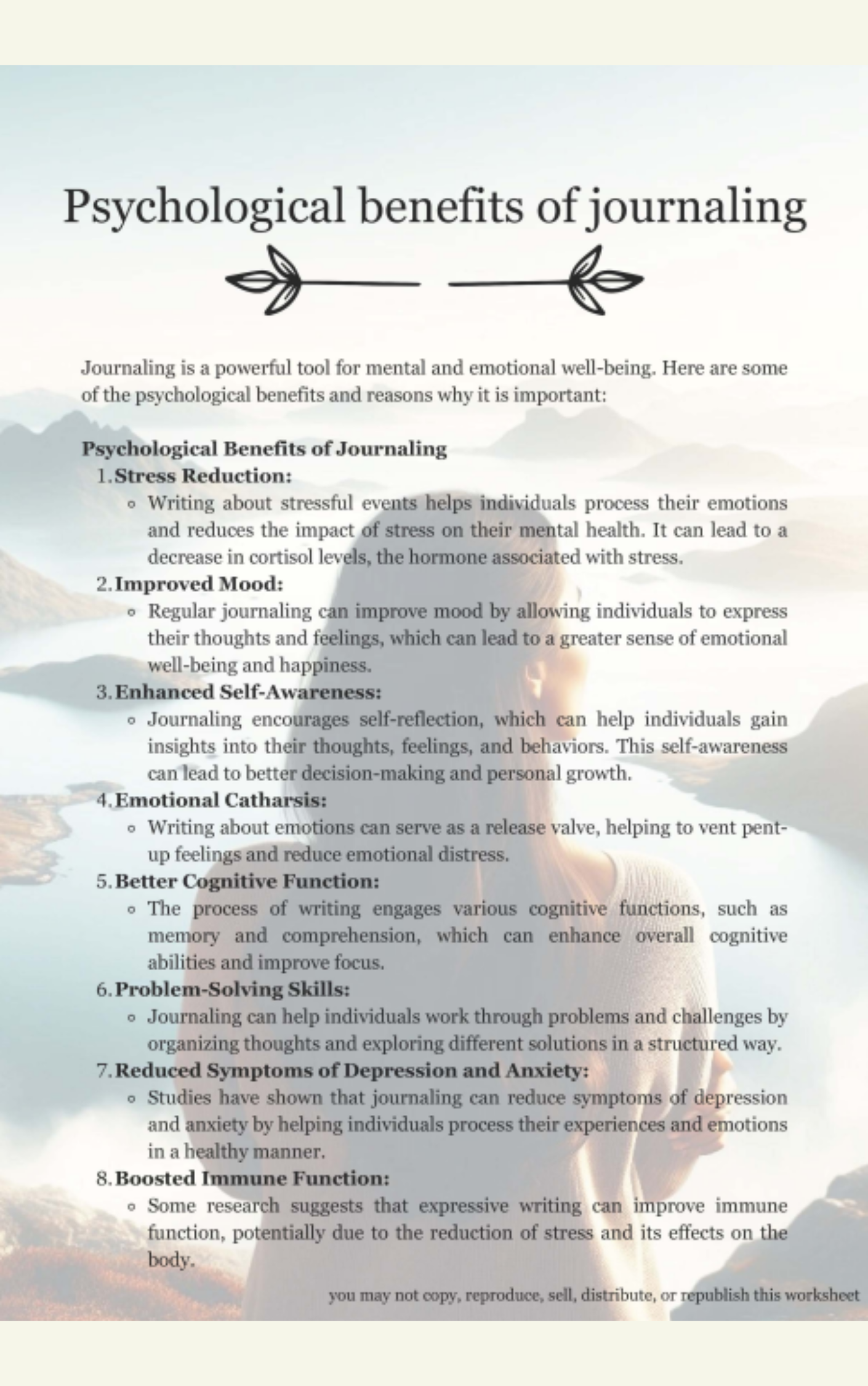 365 Psychological Journal Prompts for Self-Discovery and Self-Love