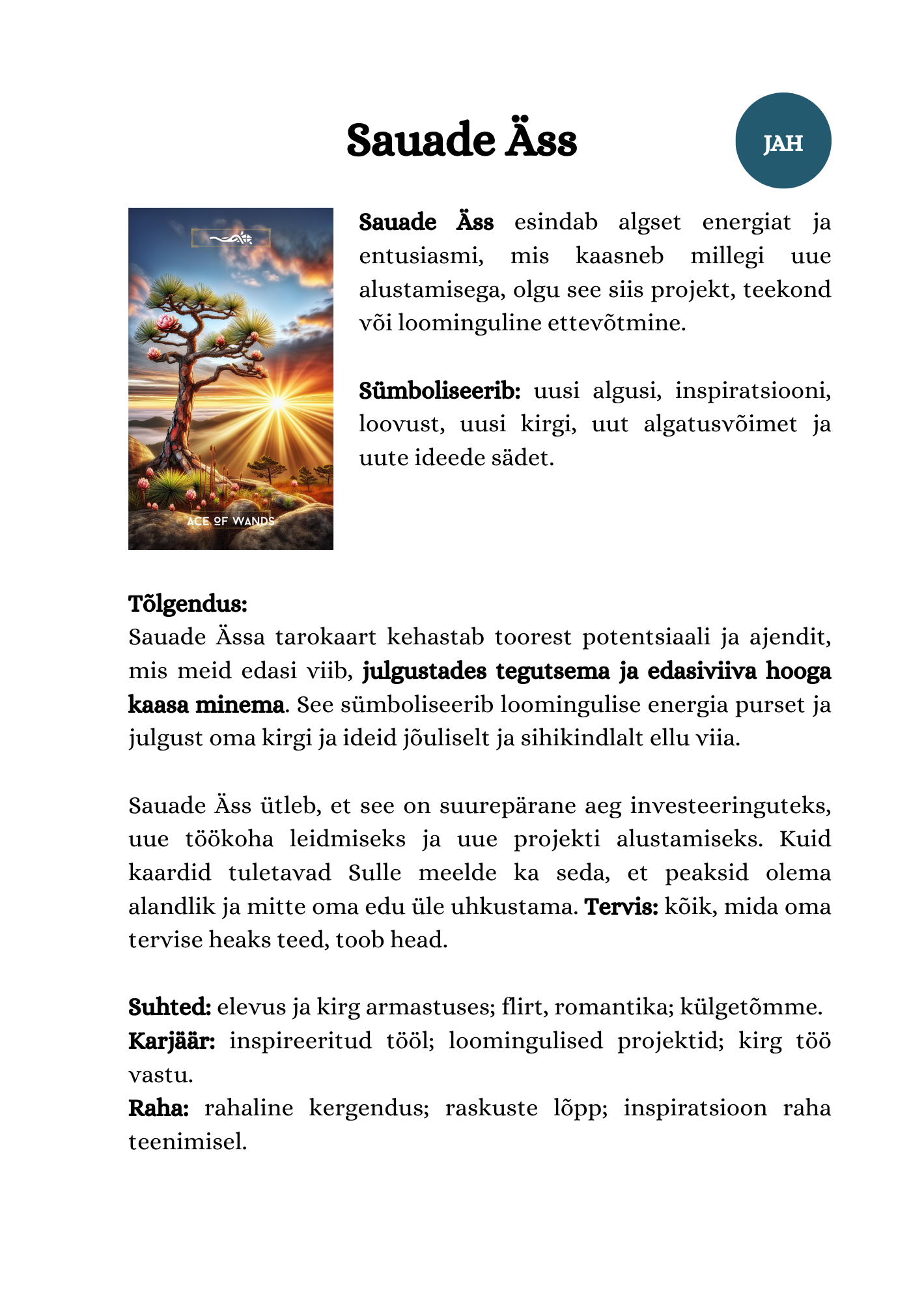 Taro e-raamat: Konkreetselt, Otse & Ausalt: Täielik ja salajane teejuht tarosse
