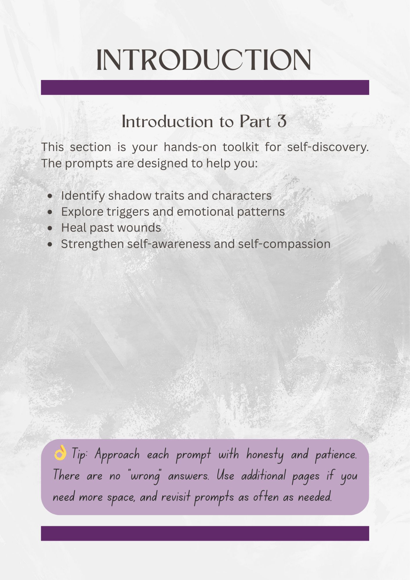 Master Shadow Word Journal & Guide - Shadow Work Journal Prompts PDF