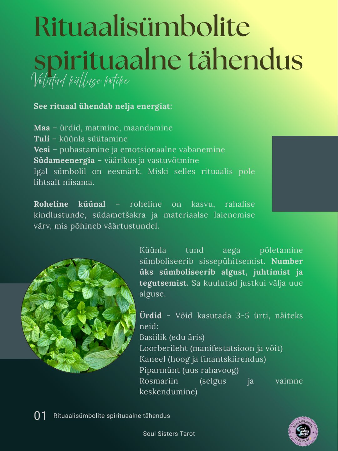 Külluse ja võimaluste rituaal: Võlutud külluse kotike