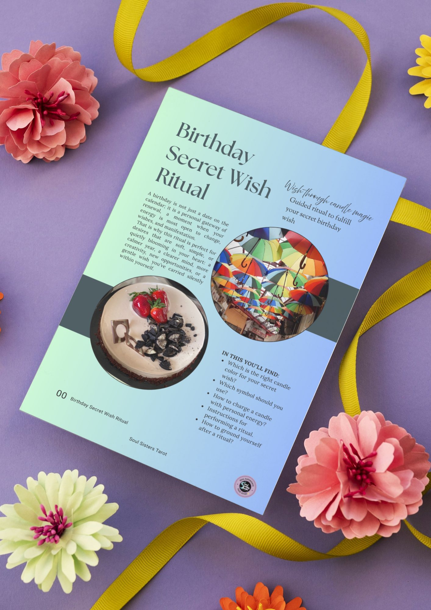 Birthday Rituals: Birthday Secret Wish Ritual – Illustrated PDF Guide