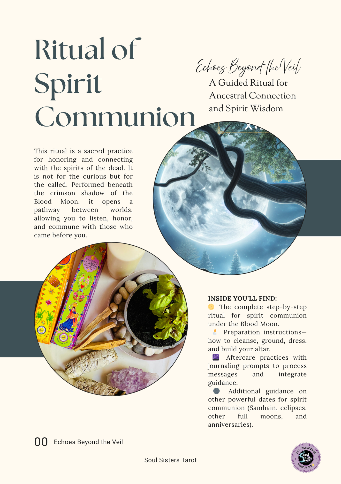 Blood Moon Ritual of Spirit Communion – Illustrated PDF Guide