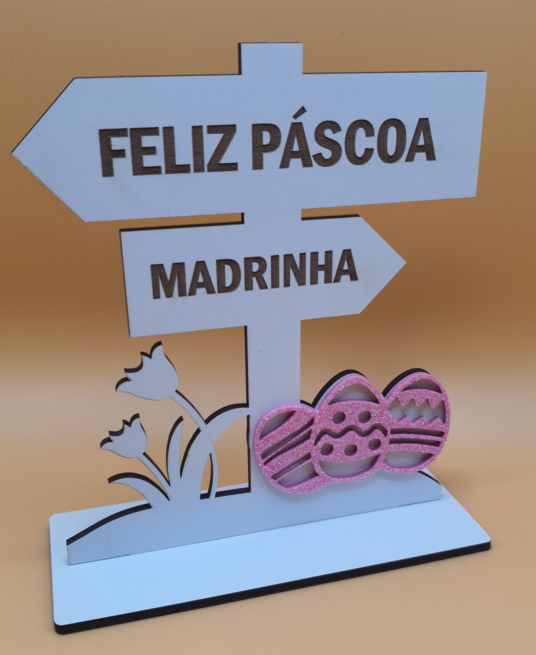 Placa Decorativa de Páscoa