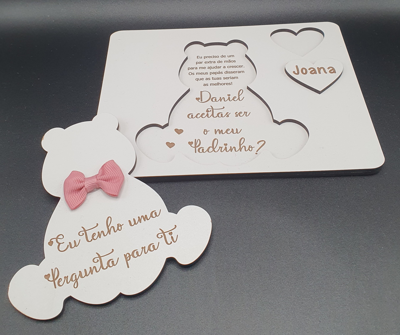 Convite para Padrinho de Batismo