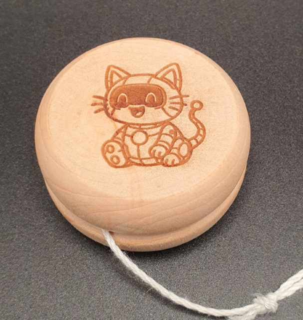 Ioiô de Madeira com Desenho