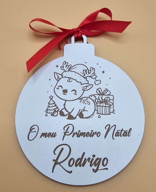 Bola de Natal personalizada