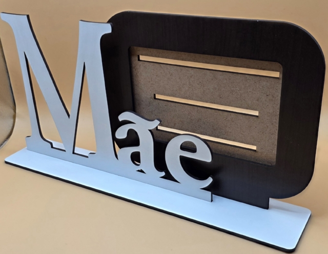 Porta-Retratos 'Mãe' em MDF