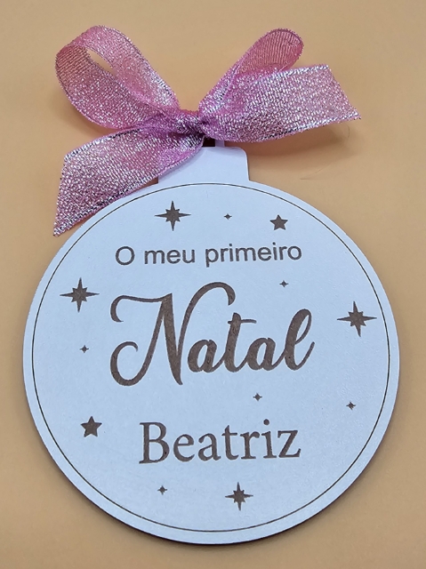 Bola de Natal personalizada