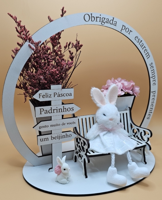Decoração de Páscoa com Coelhinho