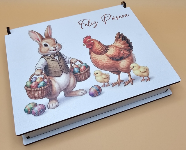 Caixa de Páscoa Decorativa