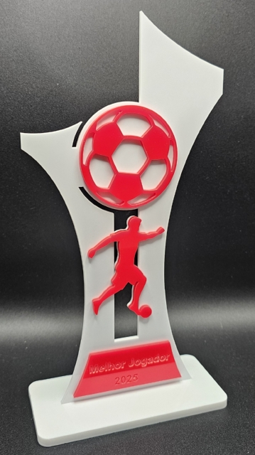 Troféu de Futebol em  Acrílico