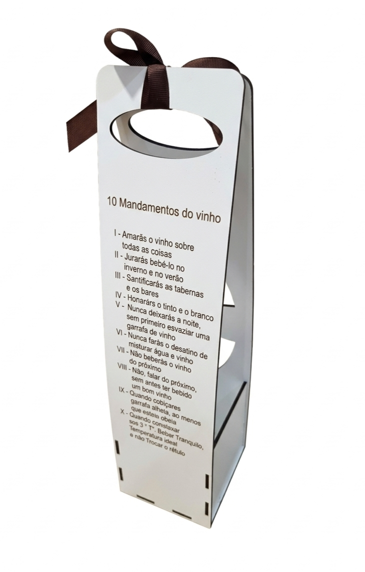 Caixa para garrafa de vinho 