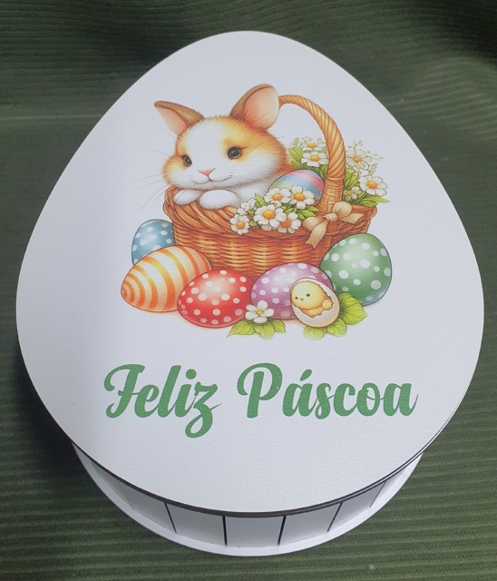 Caixa  em formato de ovo