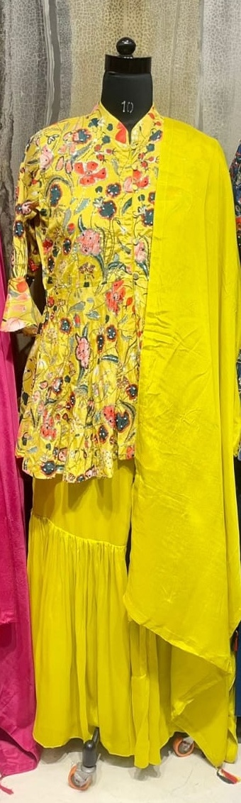 Designer Floral Anarkali Suits