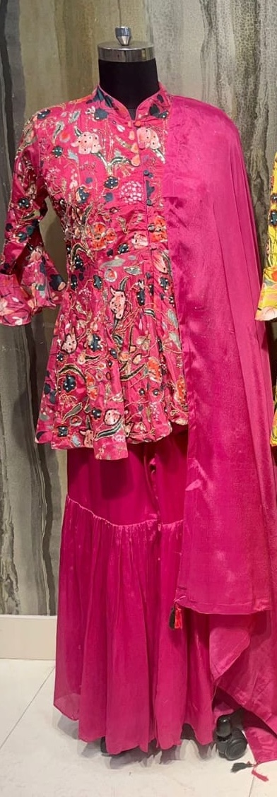 Designer Floral Anarkali Suits
