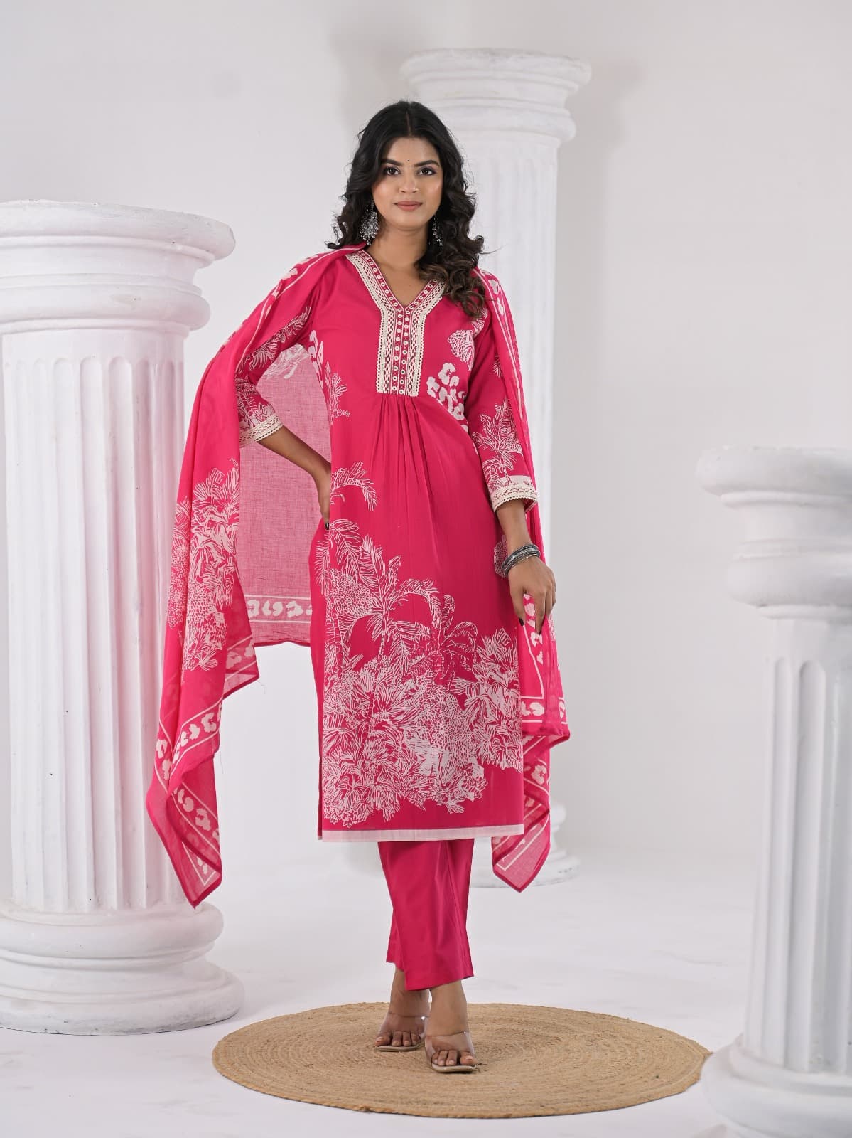 Elegant Cotton Ethnic Suit