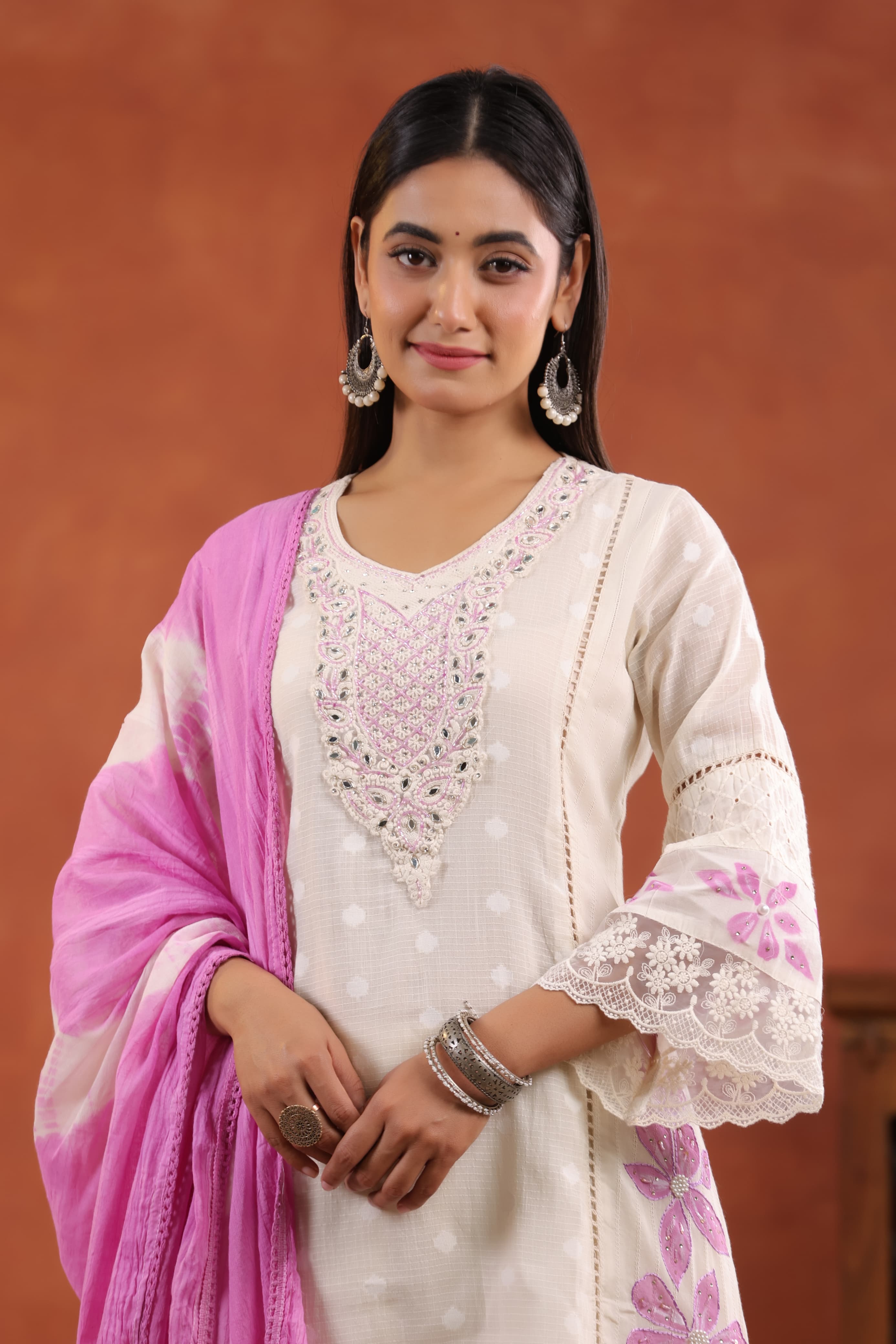 Elegant Embroidered Kurta Set