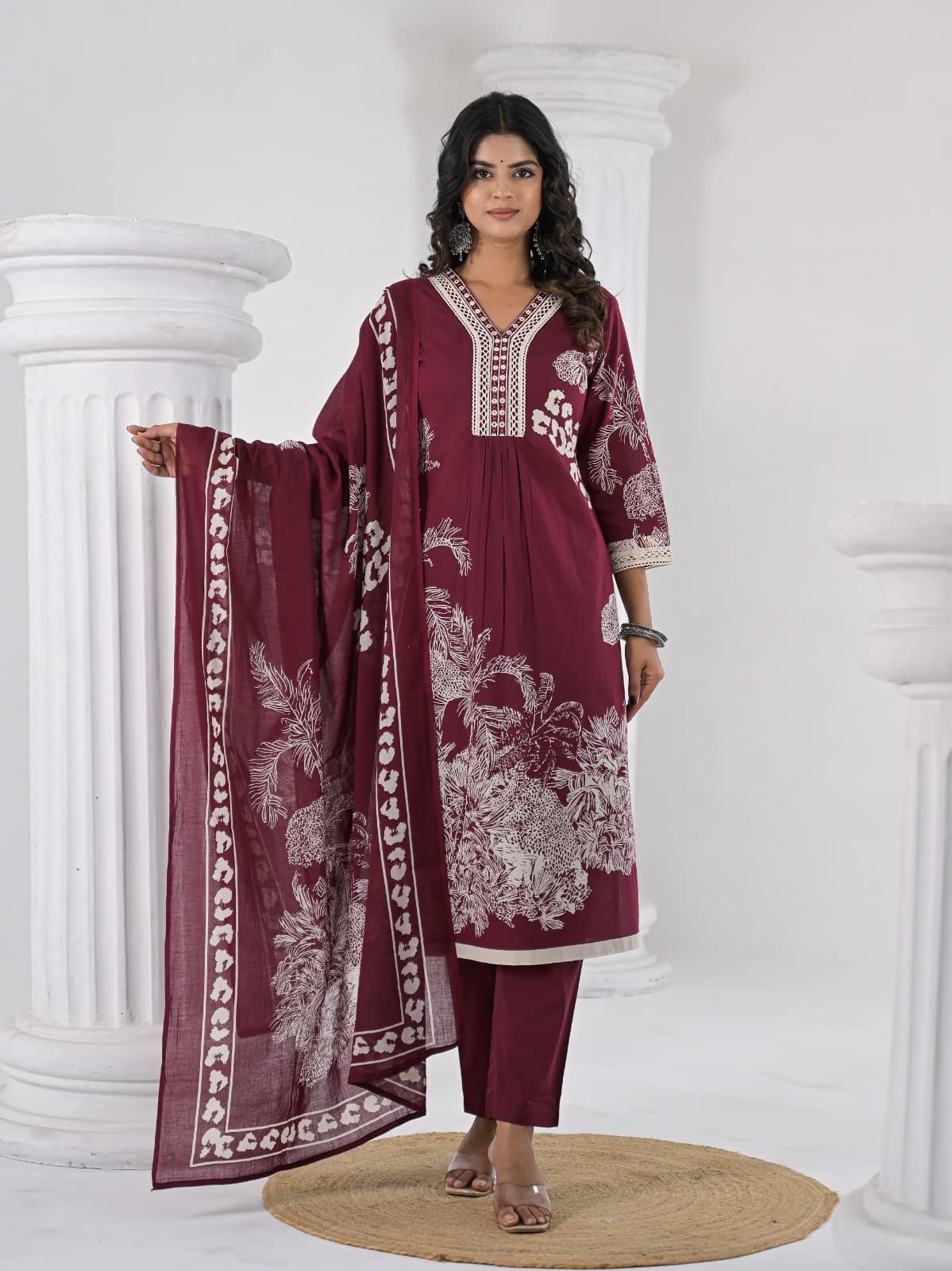Elegant Cotton Ethnic Suit