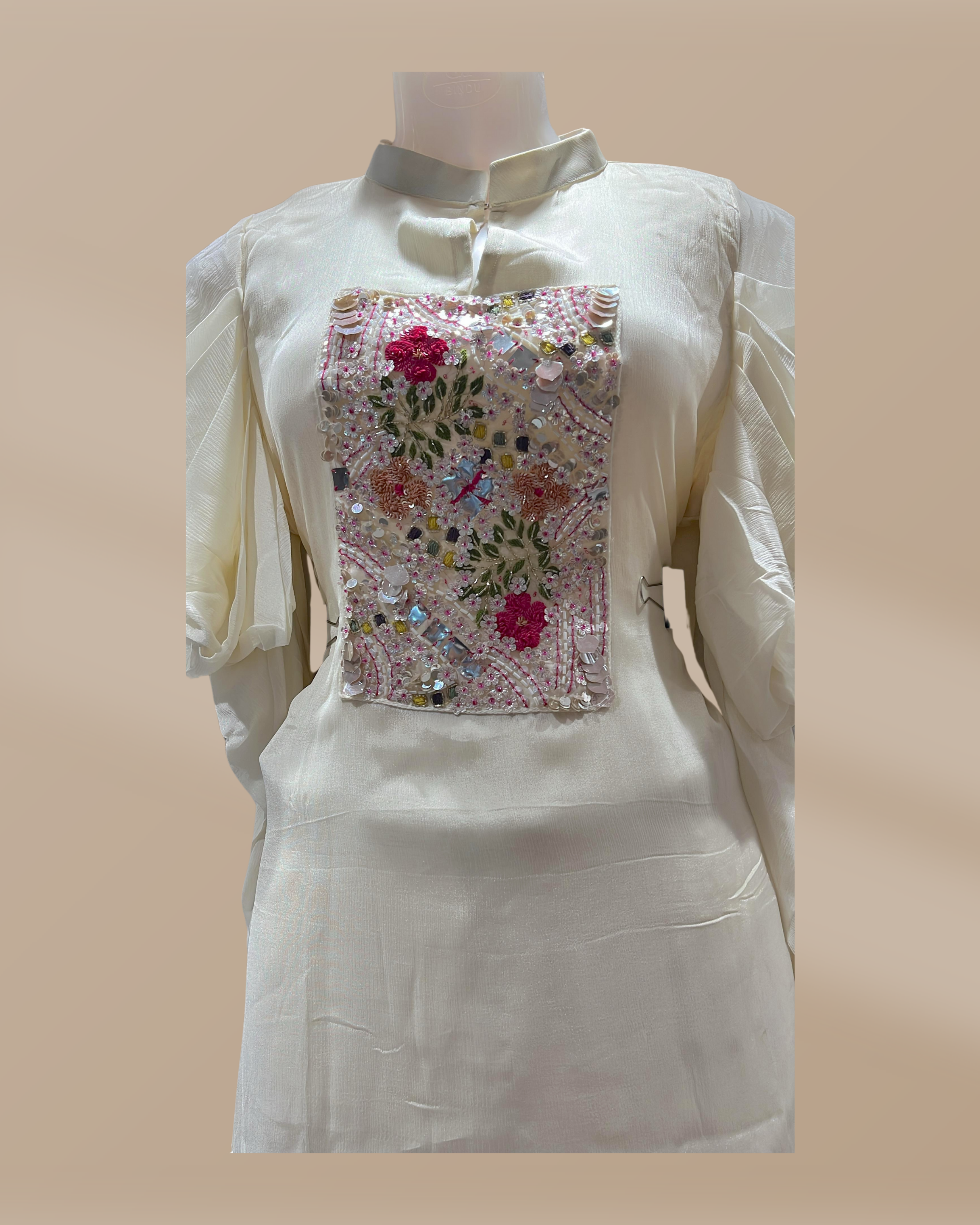 Indo-Western Chinon Cord Set