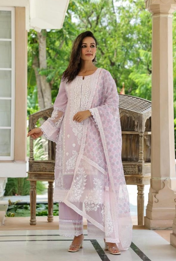 Elegant Embroidered Suit