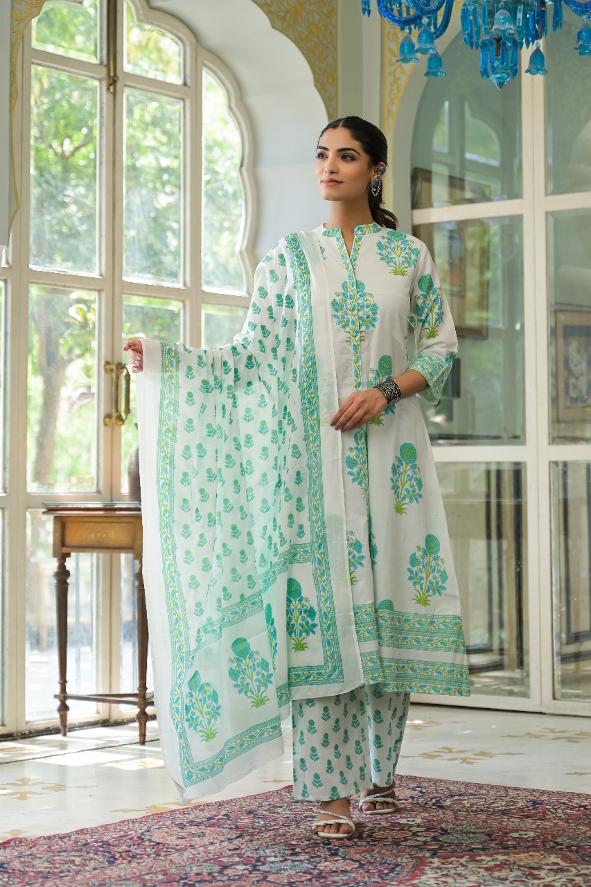 Block Print Traditional Outfit