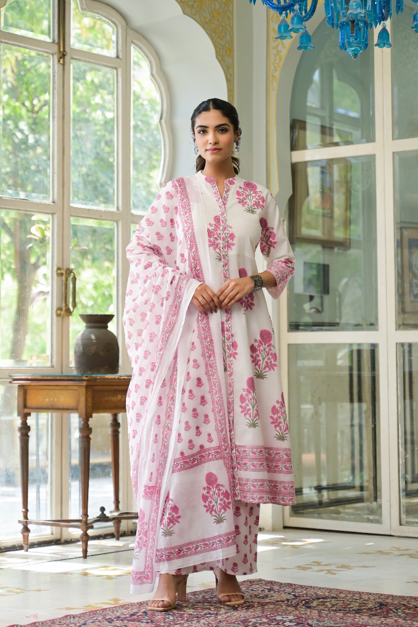 Block Print Traditional Outfit