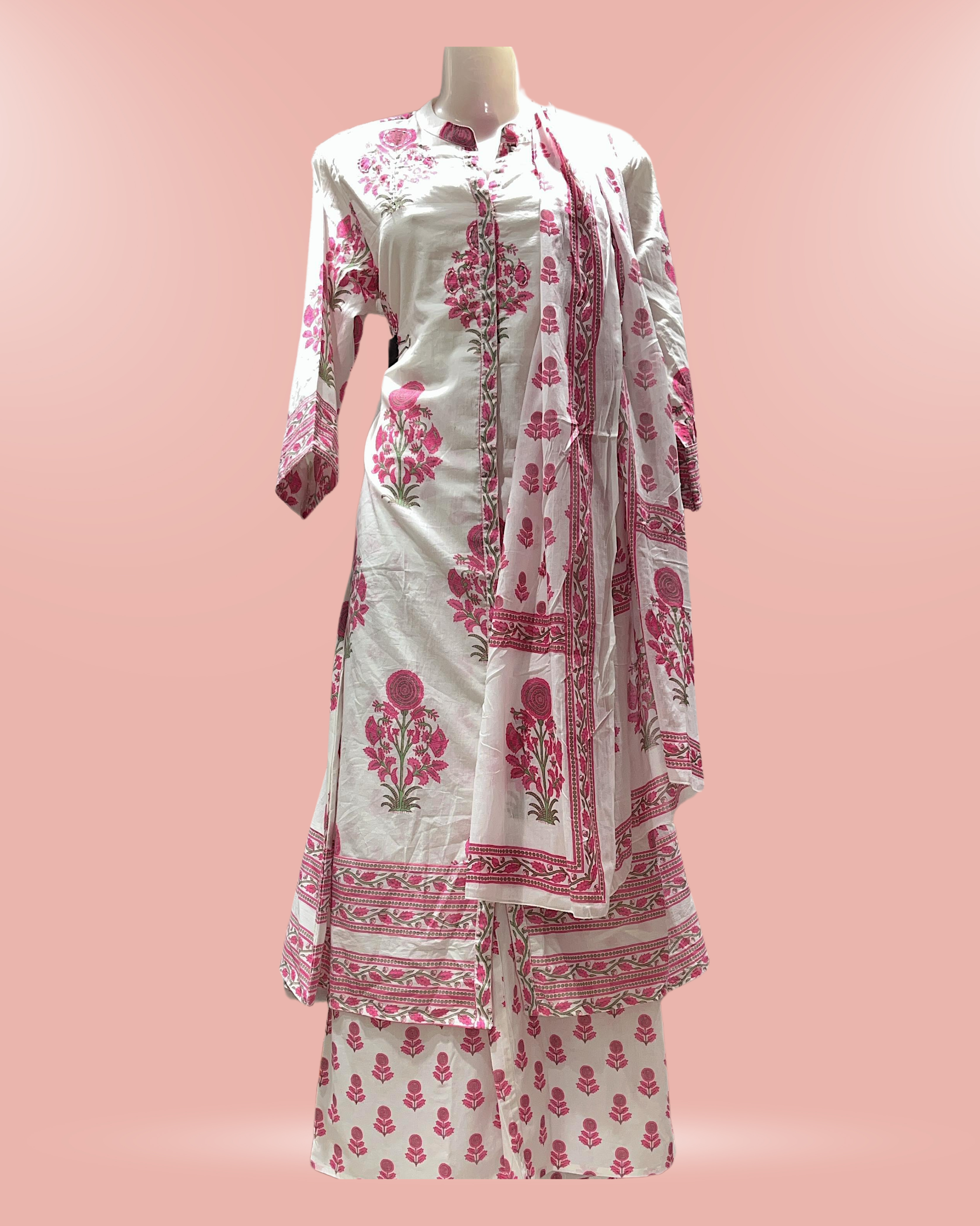 Block Print Traditional Outfit