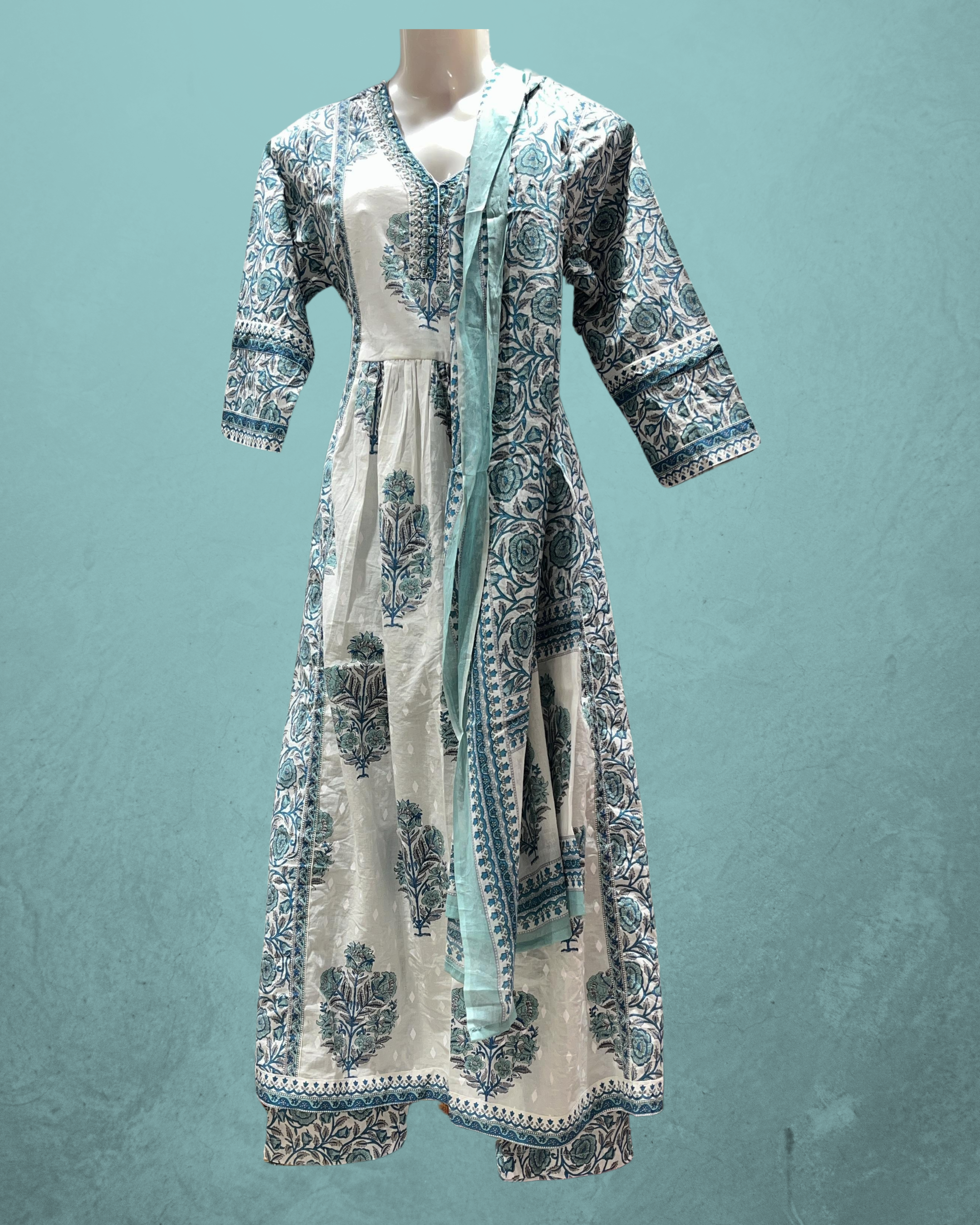 Printed Anarkali Suit
