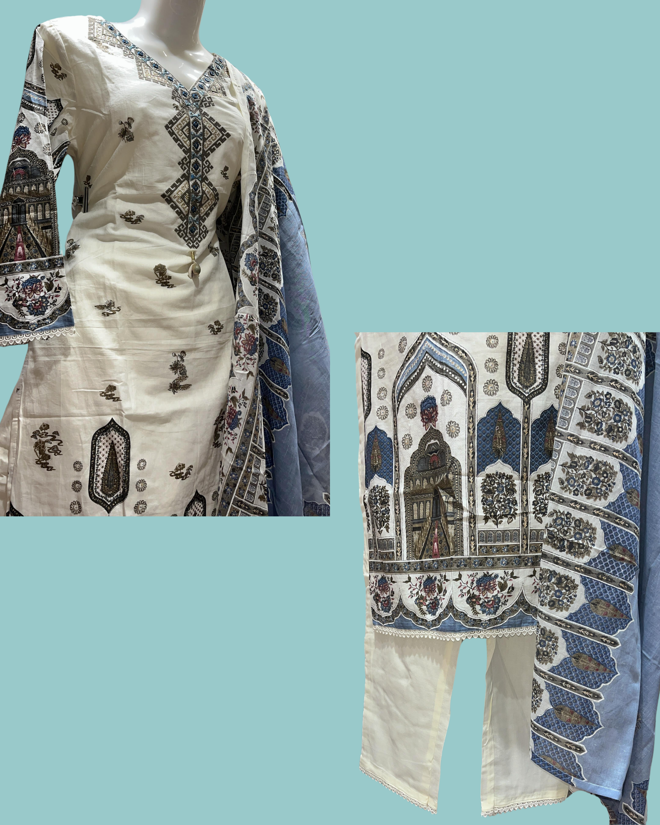 Elegant Printed Kurta Set
