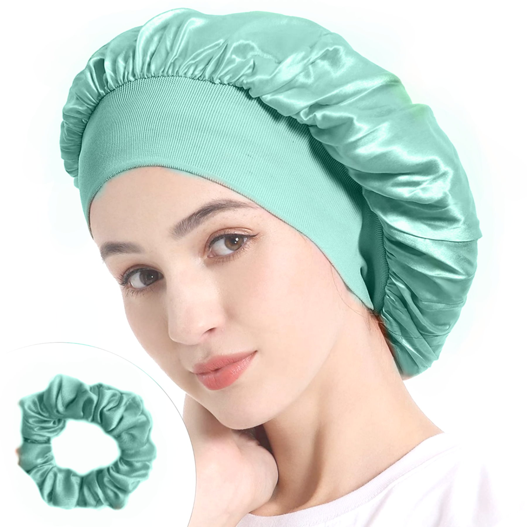 Gorro Satén  + Moña