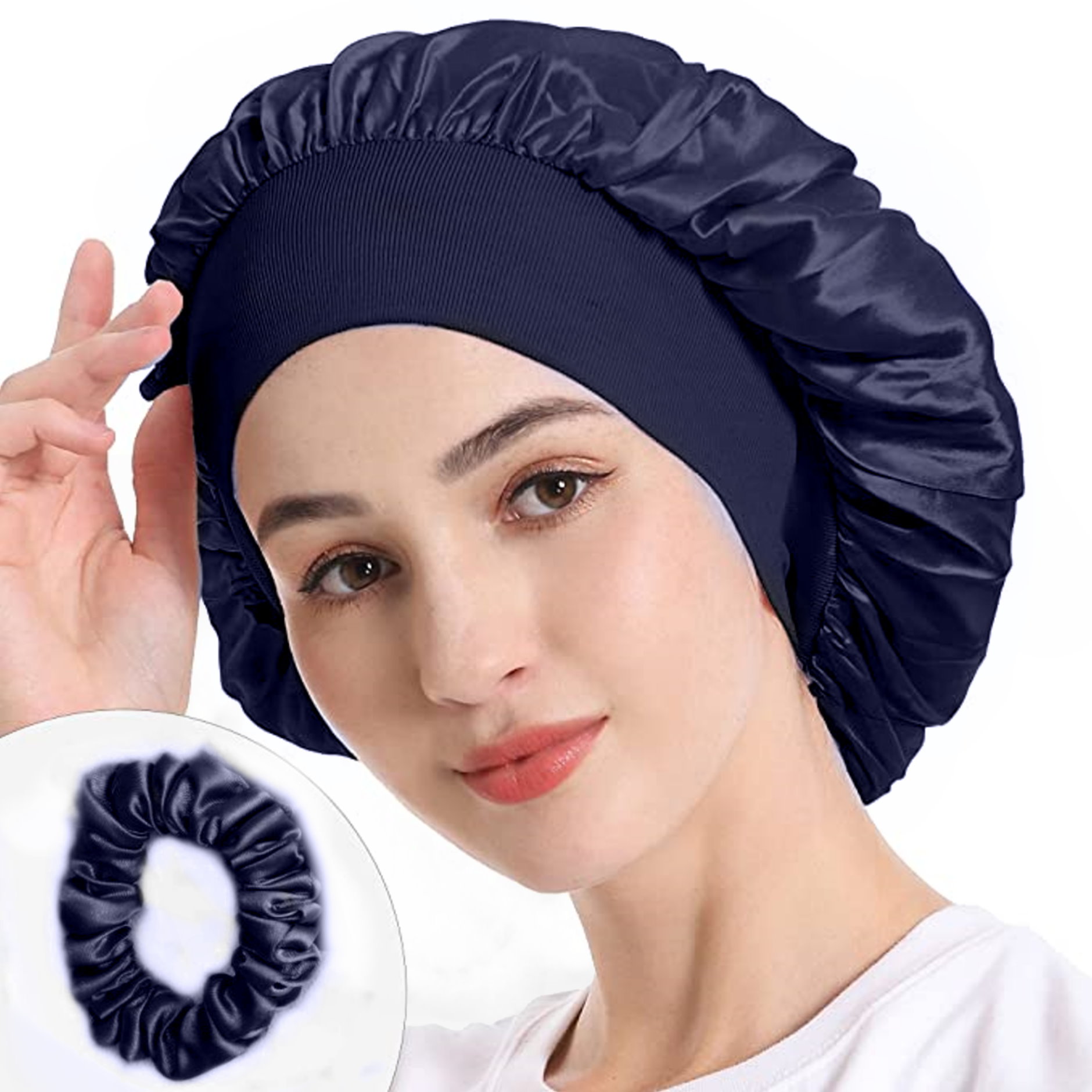 Gorro Satén  + Moña