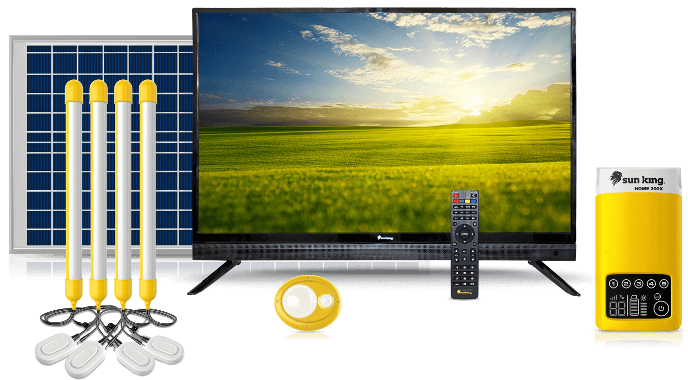 Solar Powered LED TV Kit