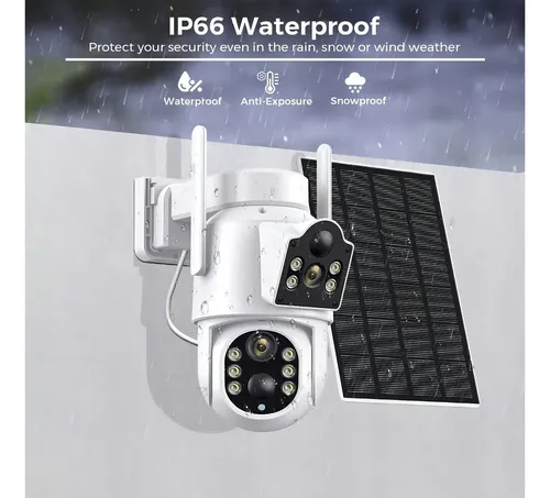 Camara Seguridad C Bateria Solar