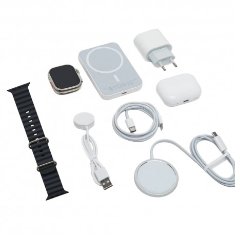 Smartwatch x8 Ultra + Combo Iphone 7 Piezas