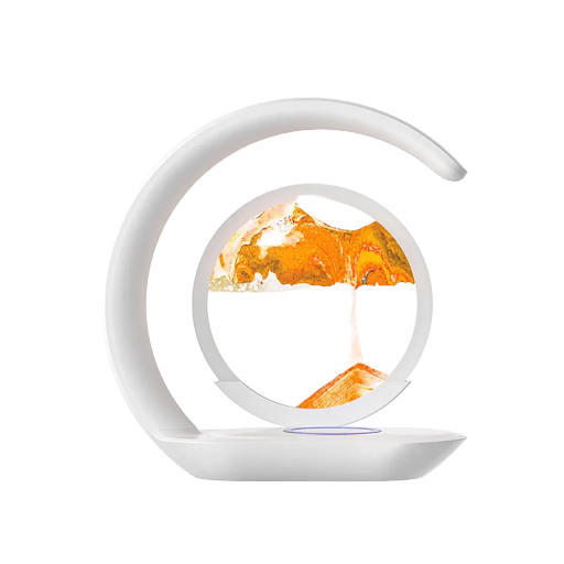 Lampara Decorativa Con Reloj De Arena