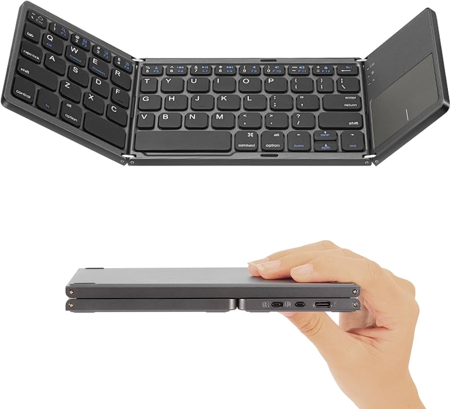  Teclado Bluetooth Con Touchpad