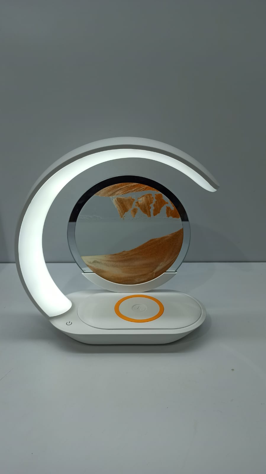 Lampara Decorativa Con Reloj De Arena