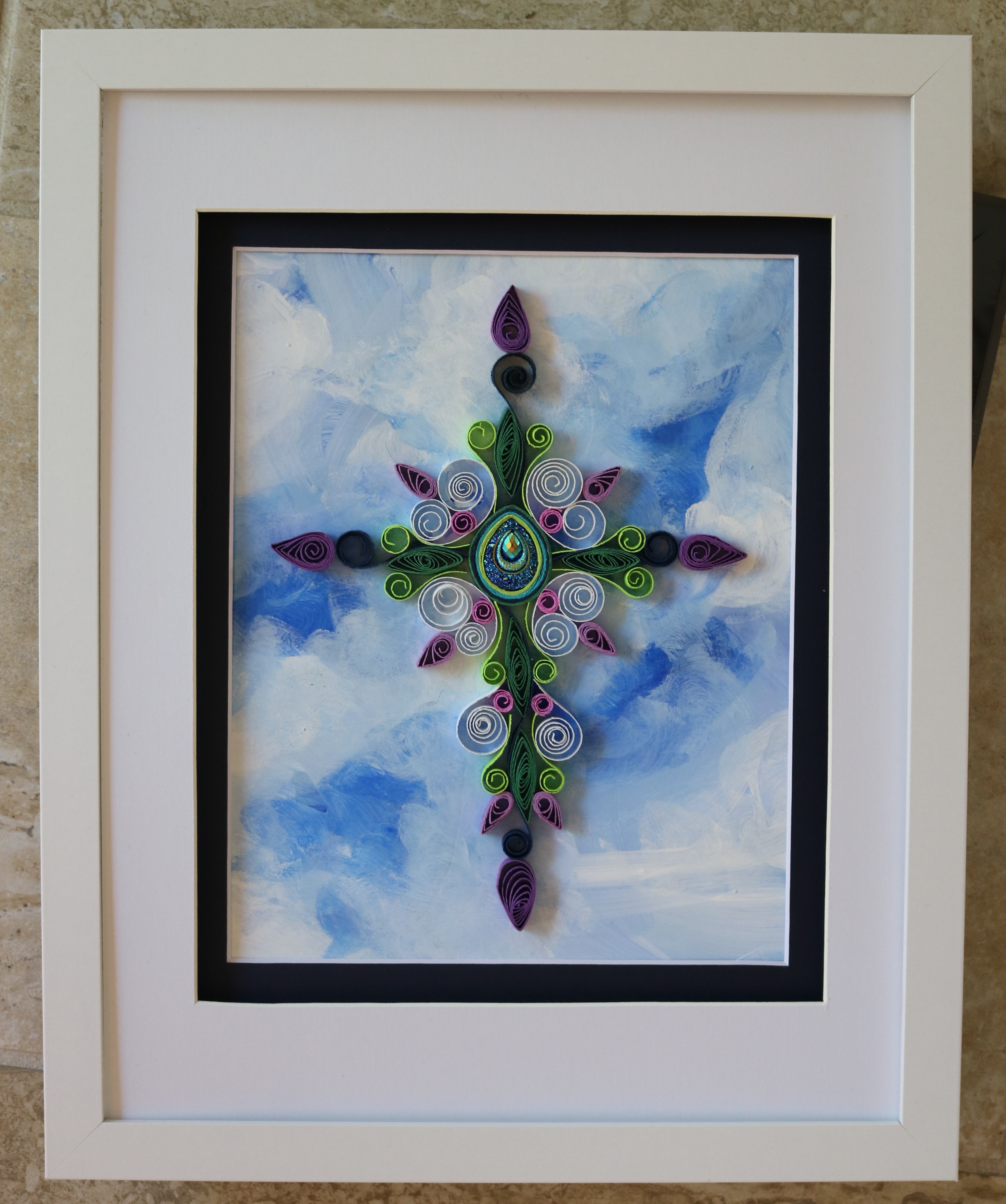 Quilled Decorative Cross